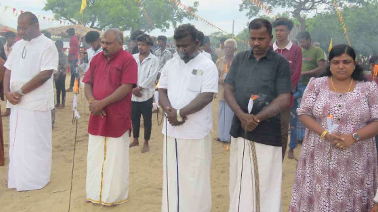 தமிழ் தேசிய மக்கள் முன்னணியின் முள்ளிவாய்க்கால் நினைவேந்தல் நிகழ்வு