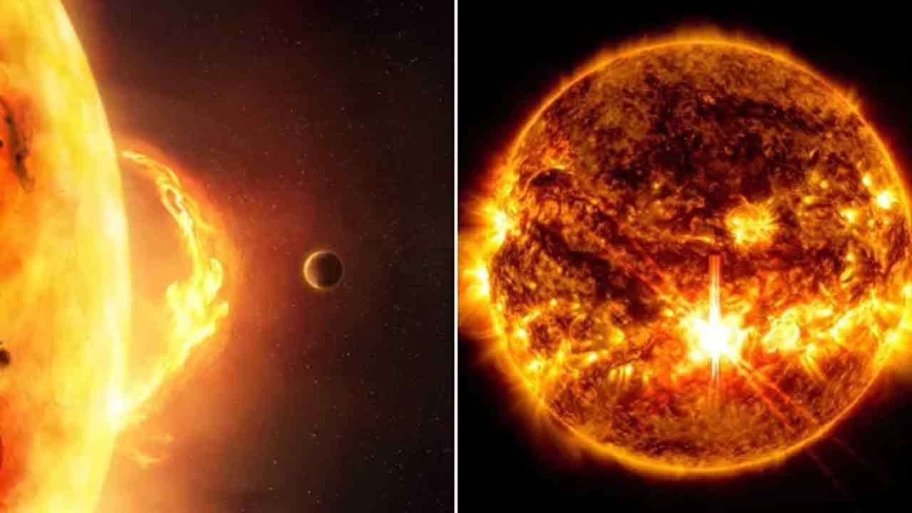 பூமியை தாக்கும் சூரிய புயல்