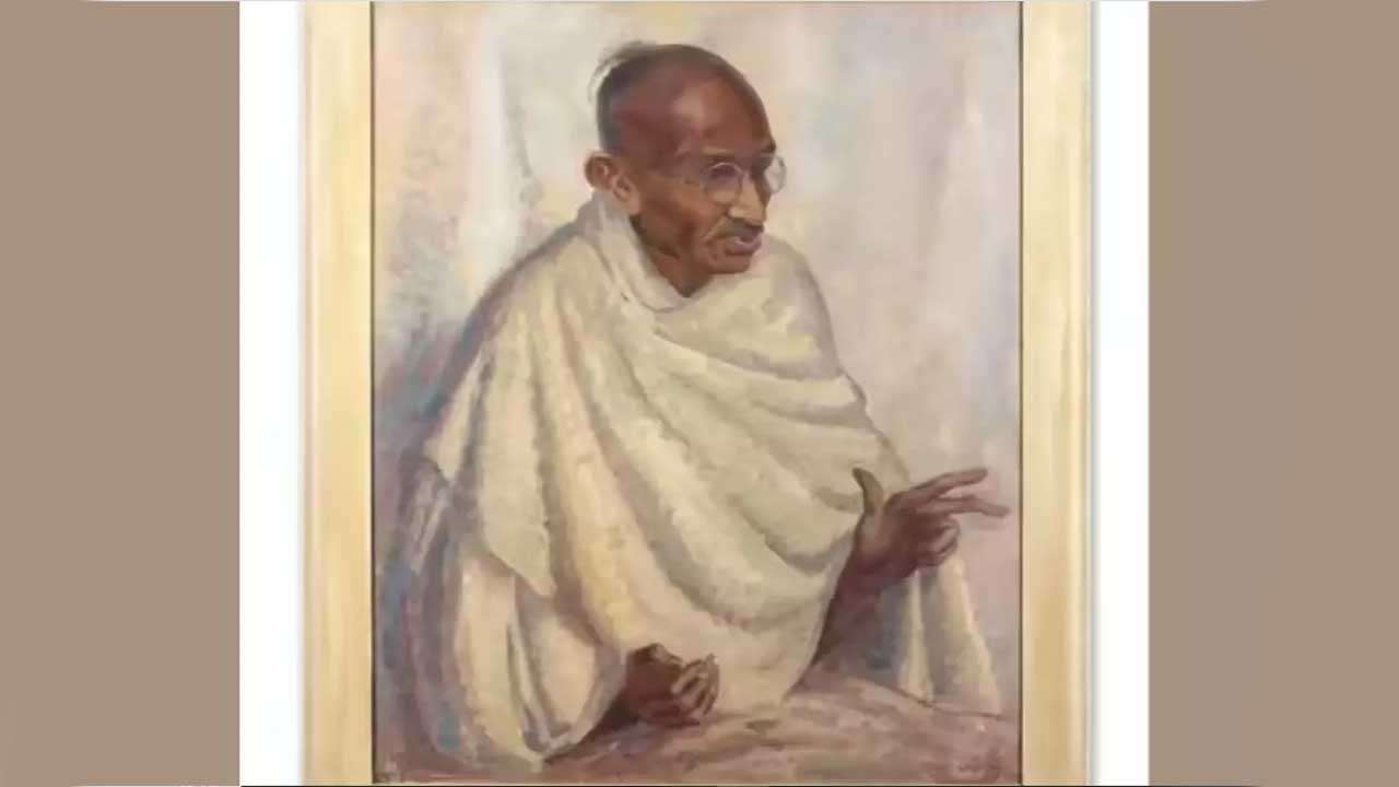 மகாத்மா காந்தியின் ஓவியம் 6 கோடிக்கு ஏலம்