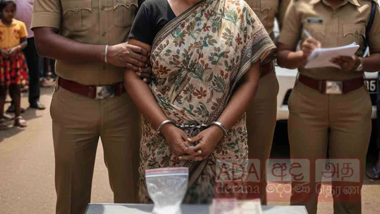 ஹெரோயின் விற்பனையில் ஈடுபட்டு வந்த பெண்ணொருவர் கைது