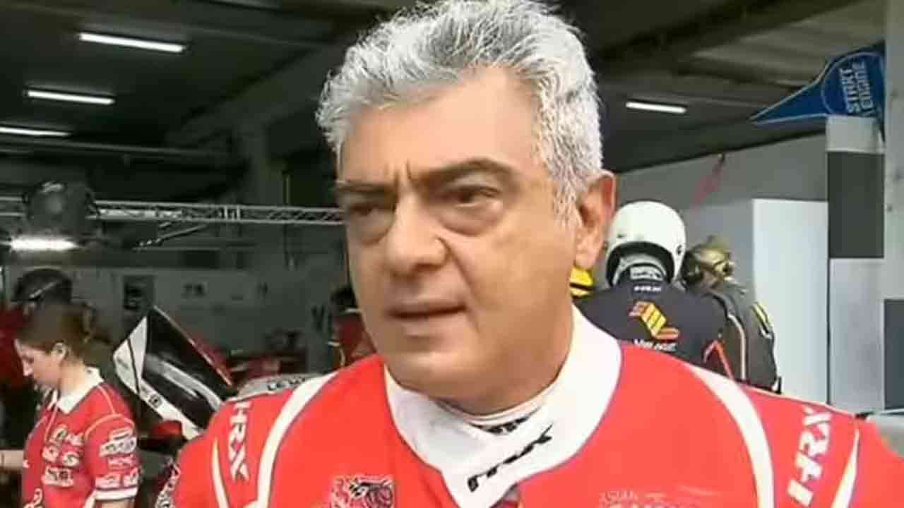  ரேஸில் கார் பழுது : அஜித்தின் பொசிட்டிவ் ரிப்ளே...!