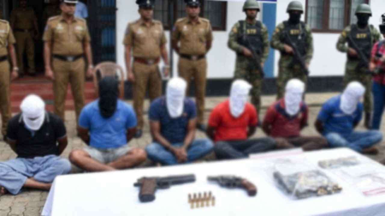 அம்பலாங்கொடை துப்பாக்கிச் சூடு: ஆயுதங்களுடன் 6 பேர் கைது