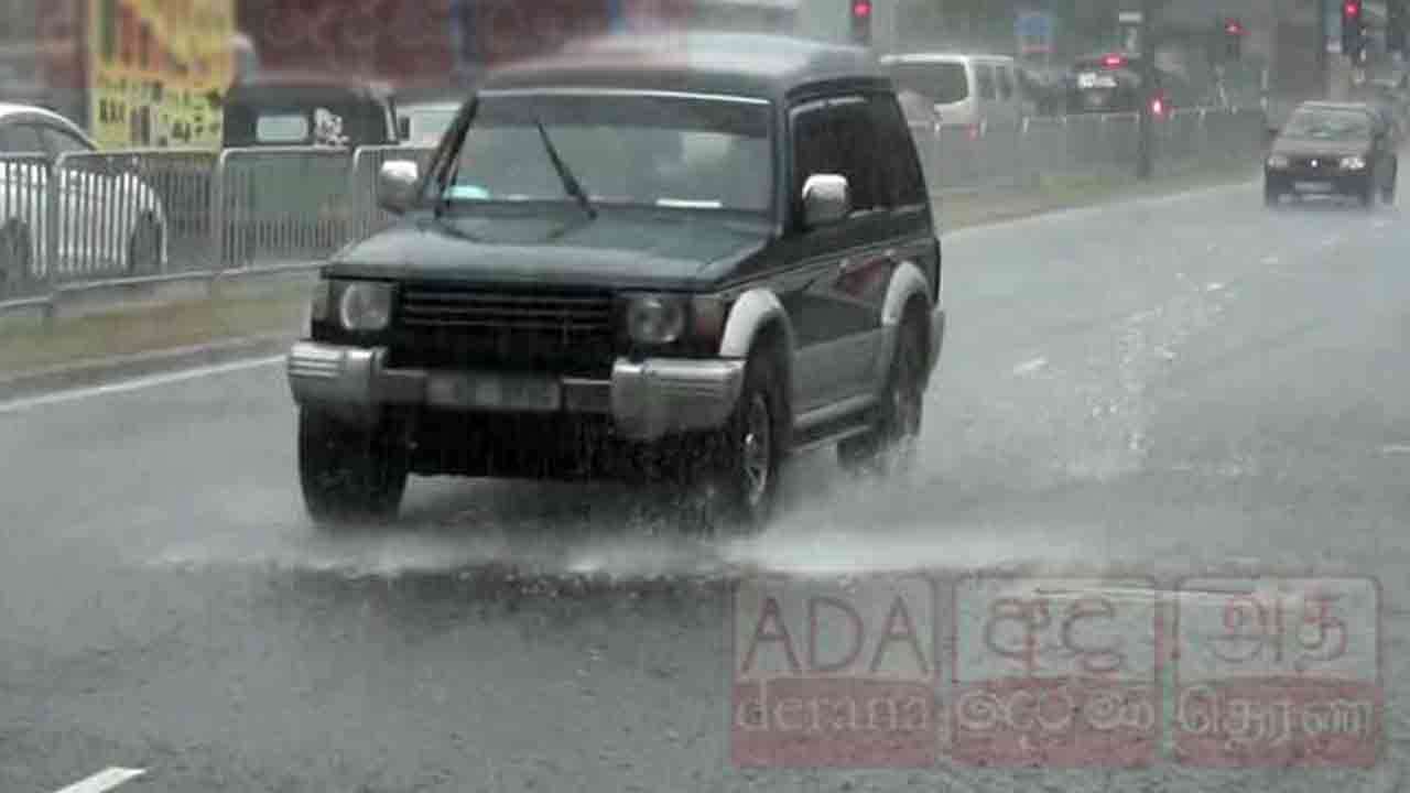 இன்று இரவு 100 மி.மீக்கும் அதிகமான பலத்த மழை