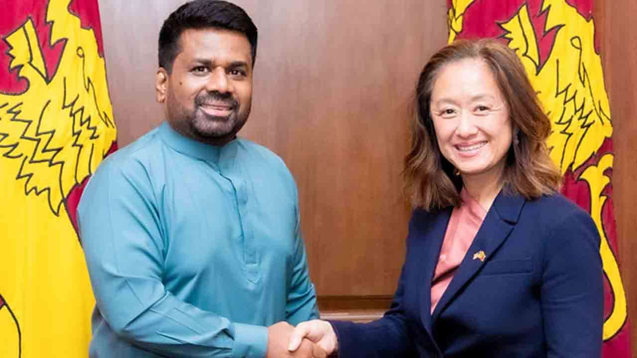 பதவிக்காலத்தை நிறைவு செய்யும் அமெரிக்கத் தூதுவர் ஜூலி சாங், ஜனாதிபதியை சந்தித்தார்