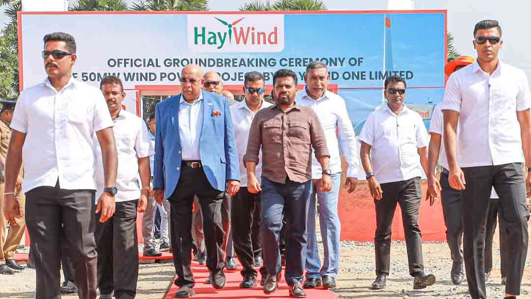 இலங்கையில் இதுவரை சமர்ப்பிக்கப்பட்ட மிகக்குறைந்த விலைமனுக்கோரல் ஊடாக, தனியார் துறையின் மிகப்பெரிய காற்றாலை மின் உற்பத்தித் திட்டத்தின் கட்டுமானப் பணிகளை ஹேலிஸ் ஃபென்டன்ஸ் உத்தியோகபூர்வமாக ஆரம்பிக்கின்றது