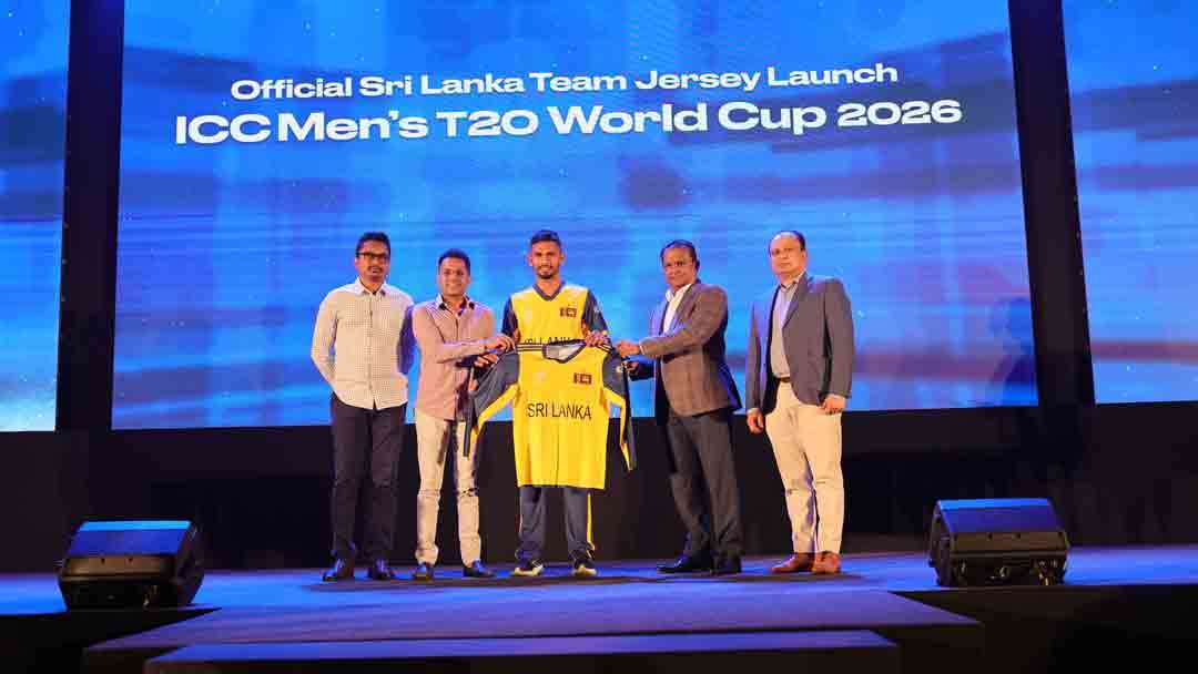 2026 ஐசிசி ஆடவர் T20 உலகக் கிண்ணத்திற்கான இலங்கை அணியின் உத்தியோகபூர்வ சீருடை மற்றும் 'Moose Fan' செயலியை அறிமுகப்படுத்திய Moose நிறுவனம்