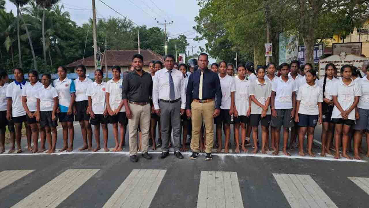 வட்டுக்கோட்டை இந்துக் கல்லூரியில் வீதி ஓட்ட நிகழ்வு!