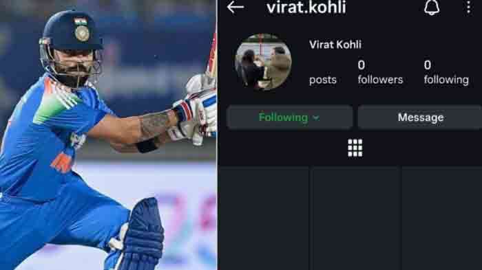 திடீரென முடங்கிய விராட்டின் இன்ஸ்டா அக்கவுண்ட்!