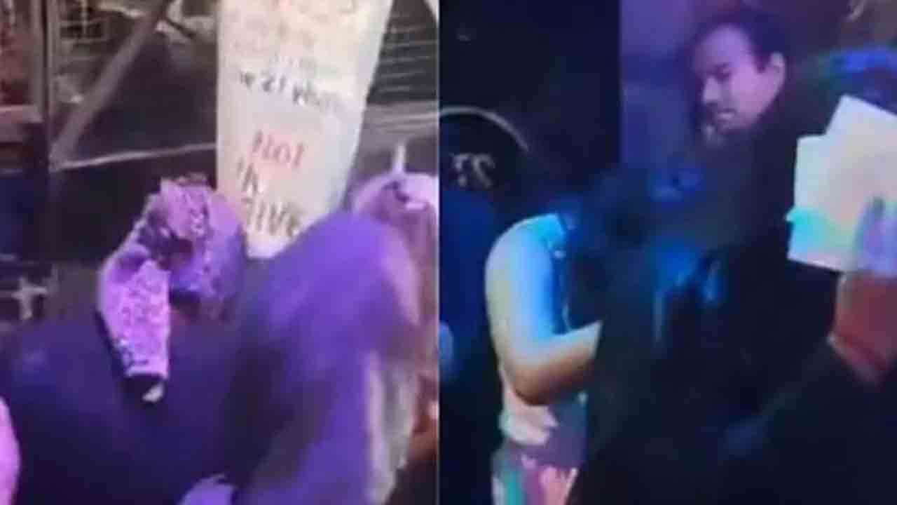 ஐதராபாத் மதுபான கூடத்தில் ஆபாச நடனம்!
