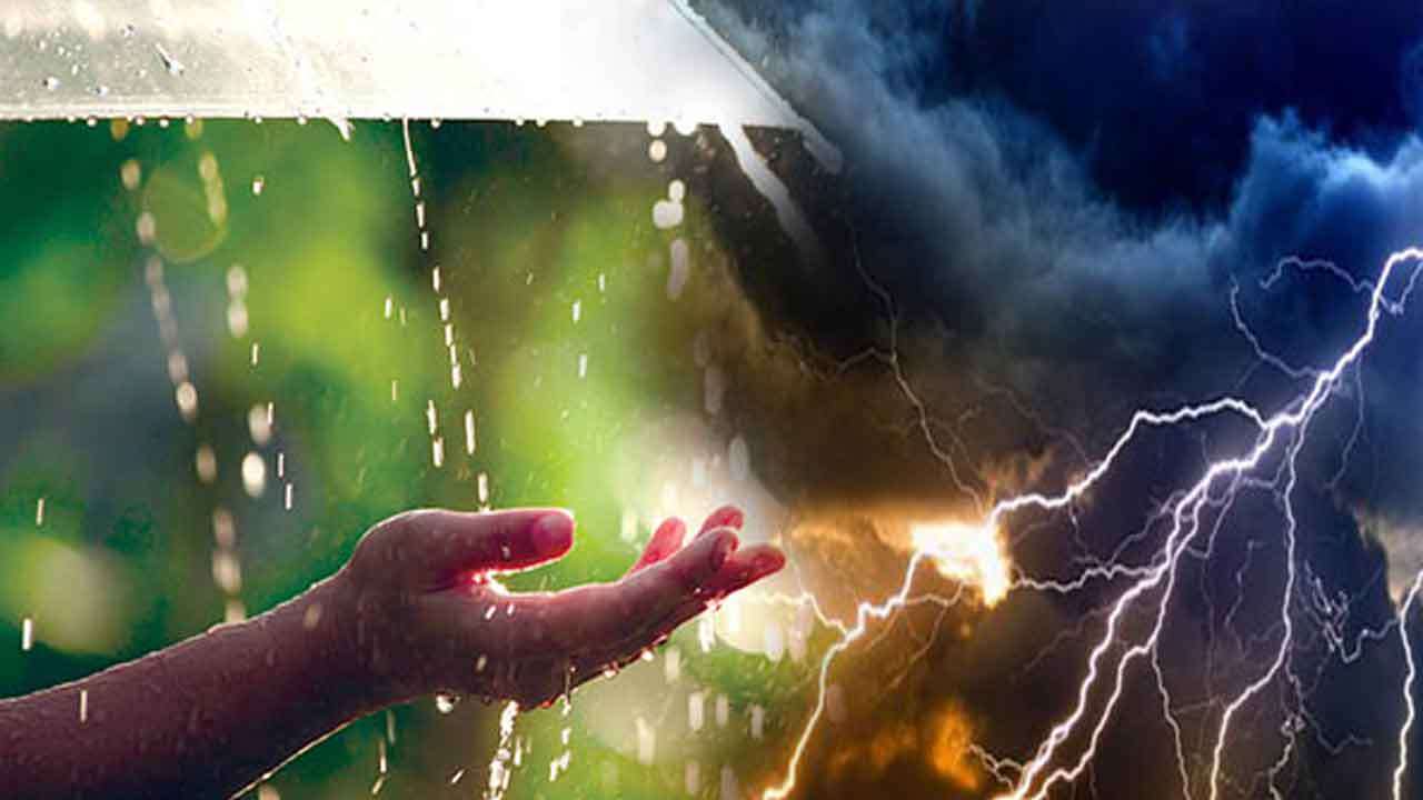 நாட்டின் பெரும்பாலன பகுதிகளில் இடியுடன் கூடிய மழை