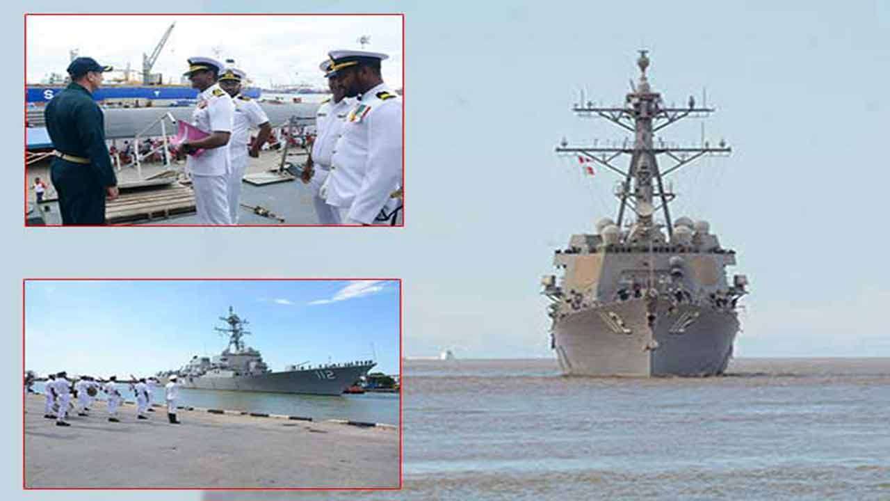 இலங்கையில் அமெரிக்க போர்க்கப்பல்!