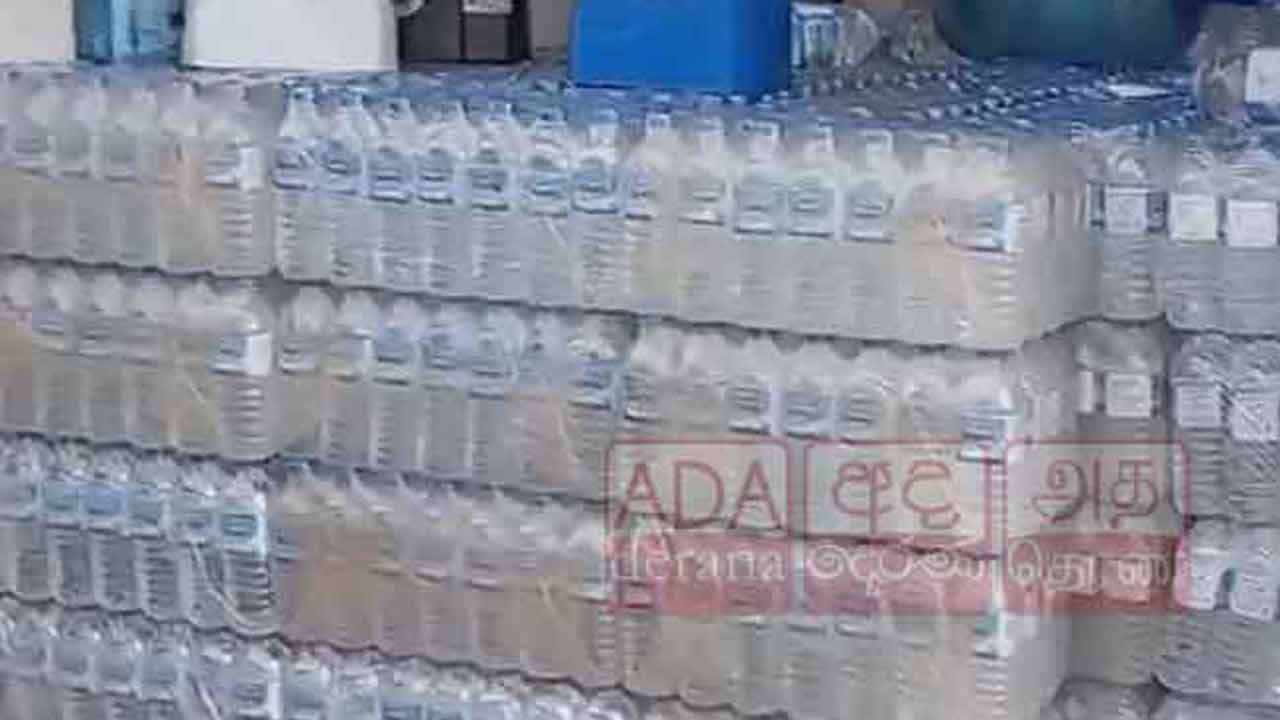 போலி குடிநீர் போத்தல் உற்பத்தி நிறுவனமொன்று சுற்றிவளைப்பு!