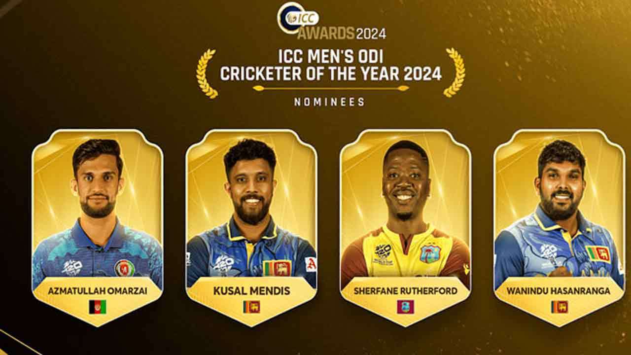 ஐ.சி.சி விருதுக்காக இலங்கை அணியின் மூவர் பரிந்துரை