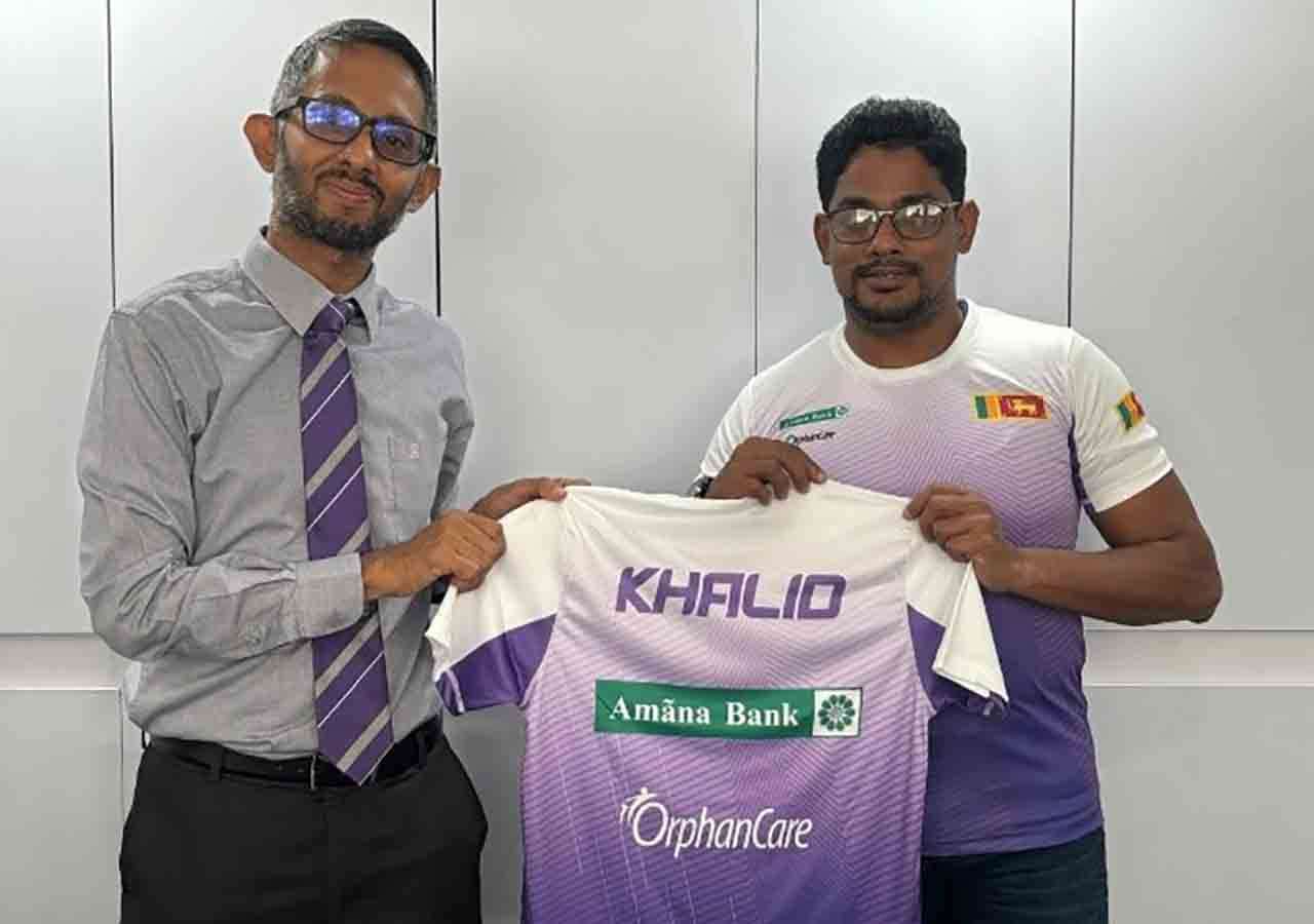 தேசிய பரா தடகள தங்கப் பதக்க வெற்றியாளர் காலித் ஒஸ்மானுக்கு அமானா வங்கி அனுசரணை