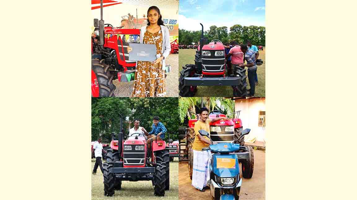 DIMO விநியோகிக்கும் Mahindra Yuvo Tech+ 585 உழவு இயந்திரத்திற்கும் மஹட்ட வஹின வாசி வெஸ்ஸ திட்டத்திற்கு பெரும் போகத்தில் விவசாயிகளிடமிருந்து அமோக வரவேற்பு