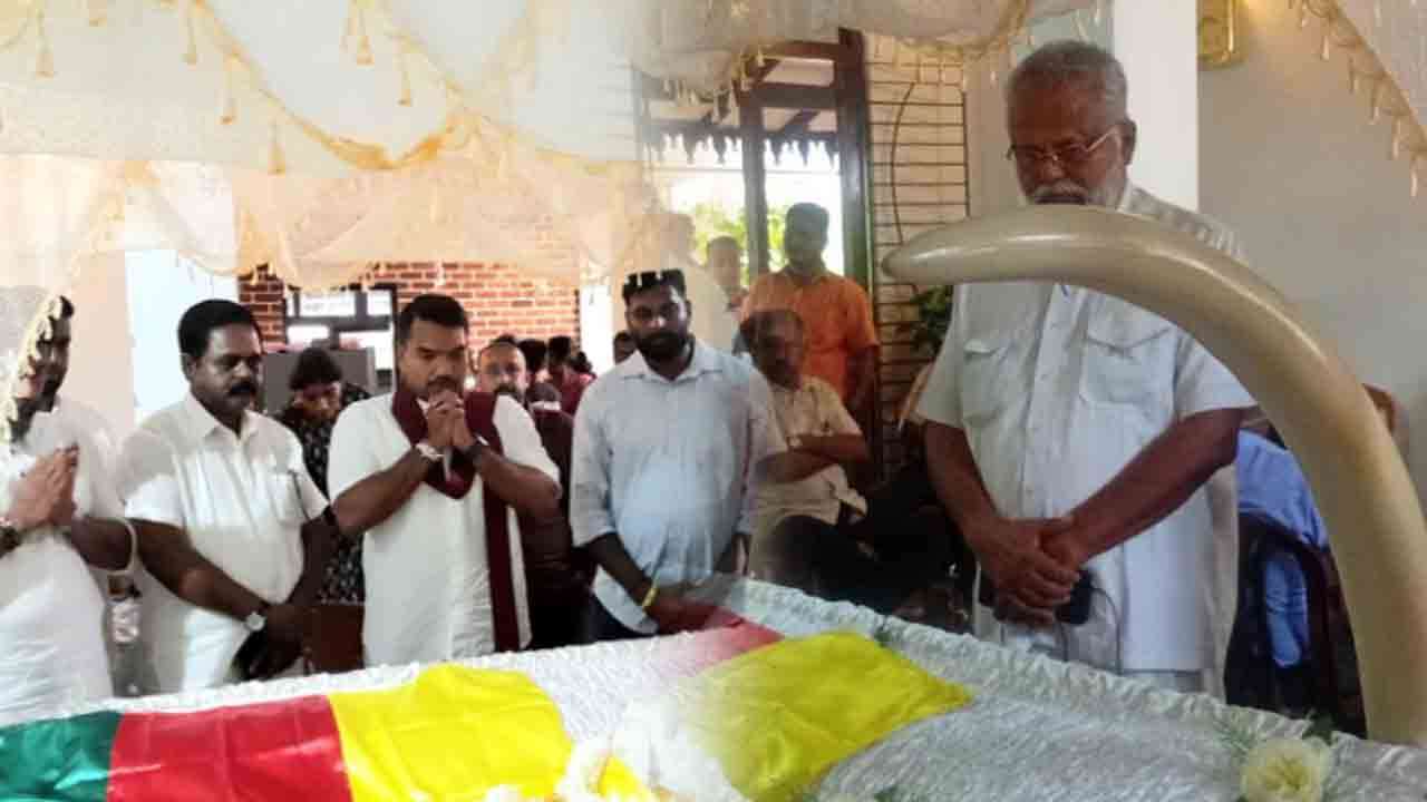 மாவையின் புகழுடலுக்கு இன்று பலரும் அஞ்சலி