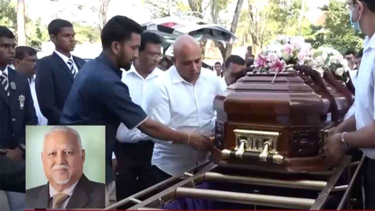 ஹெரி ஜயவர்தனவின் உடல் நல்லடக்கம்