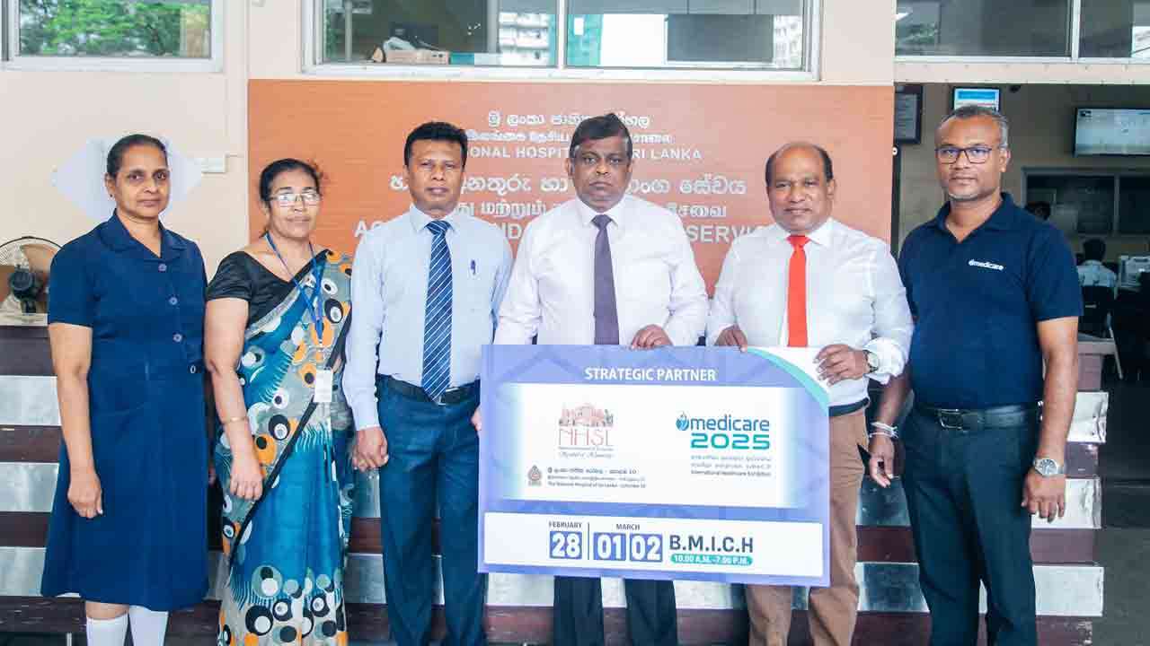 சுகாதாரப் பராமரிப்புக்கான விசேடத்துவ மையமான தேசிய வைத்தியசாலை, Medicare 2025 - சர்வதேச சுகாதாரப் பராமரிப்பு கண்காட்சியின் மூலோபாய பங்காளராக கைகோர்க்கிறது