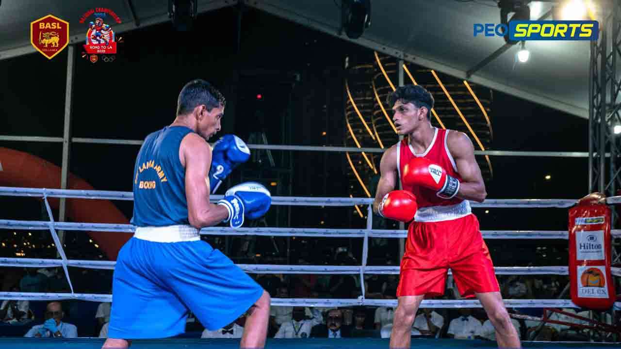 SLT-MOBITEL, PEO SPORTS மற்றும் BASL அனுசரணையில் நடைபெற்ற 97ஆவது தேசிய சம்பியன்ஷிப் போட்டிகளில் குத்துச்சண்டை வீரர்கள் சாகசம்