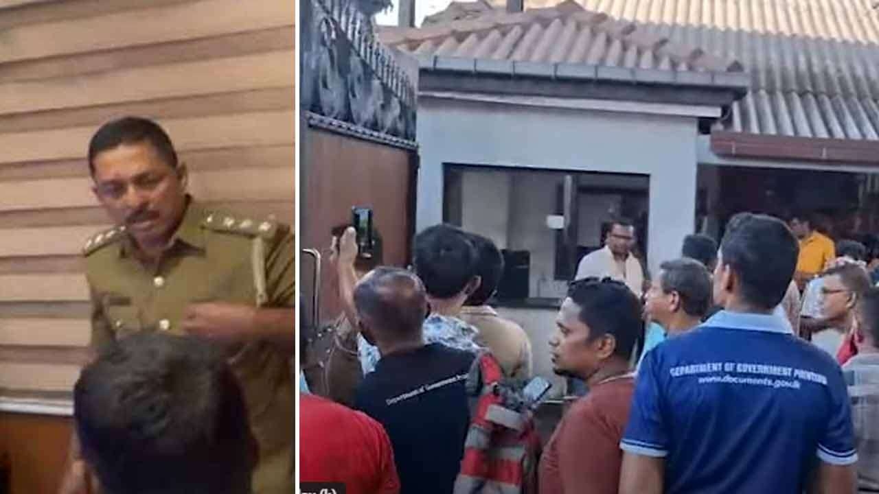அரசாங்க அச்சக வளாகத்தில் பதற்றம் - கூரிய ஆயுதத்தால் தாக்க முயற்சி