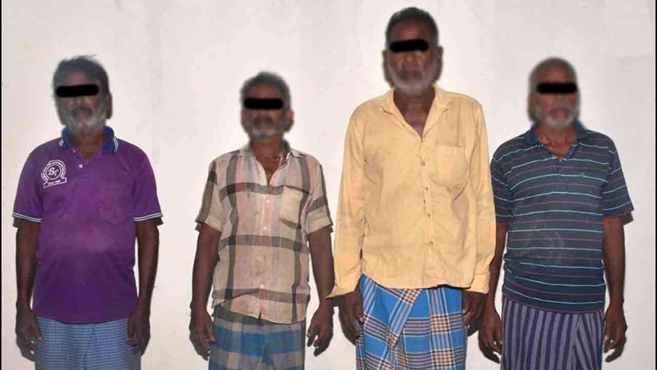 மன்னார் கடல் பரப்பில் மீன் பிடித்த இந்திய மீனவர்கள் கைது!