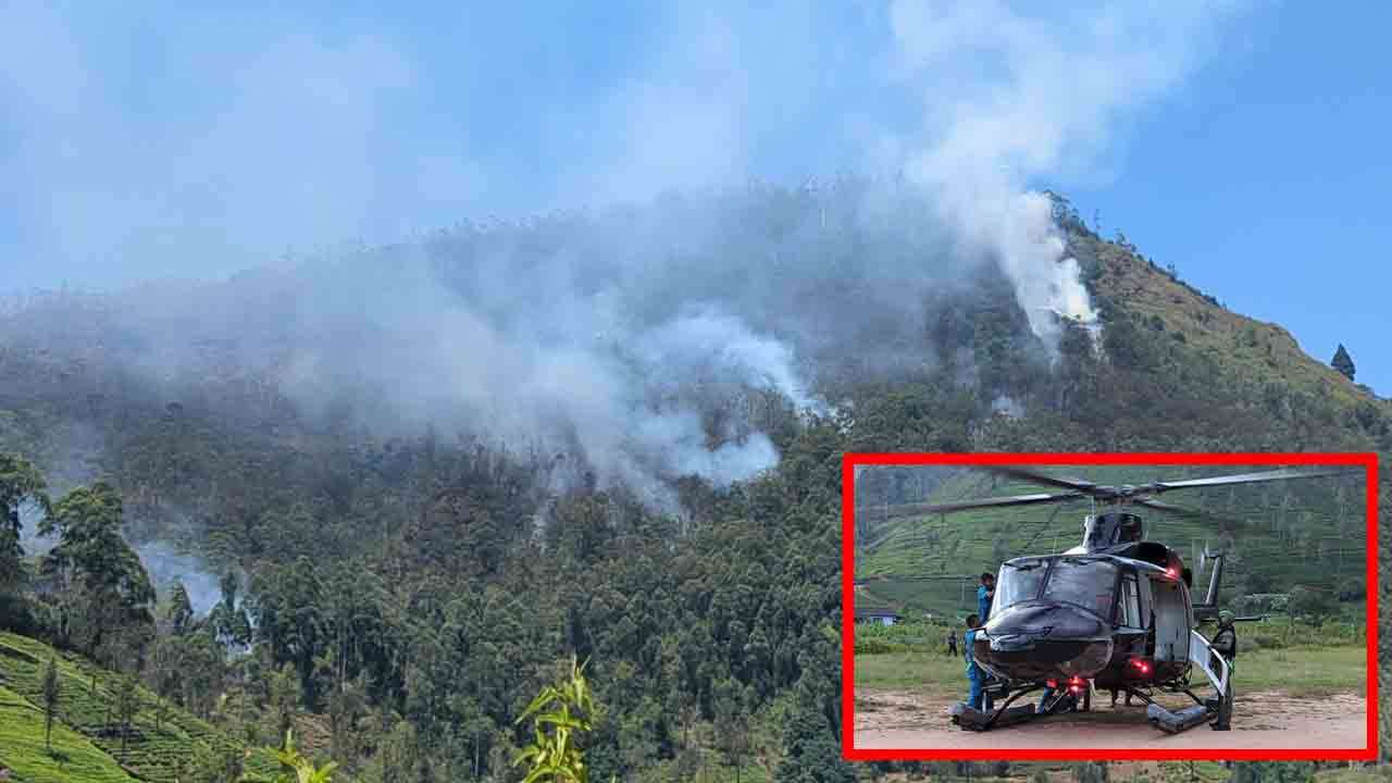 சிவனொளிபாத மலையில் தீ - 30 ஏக்கர் காடு நாசம்!