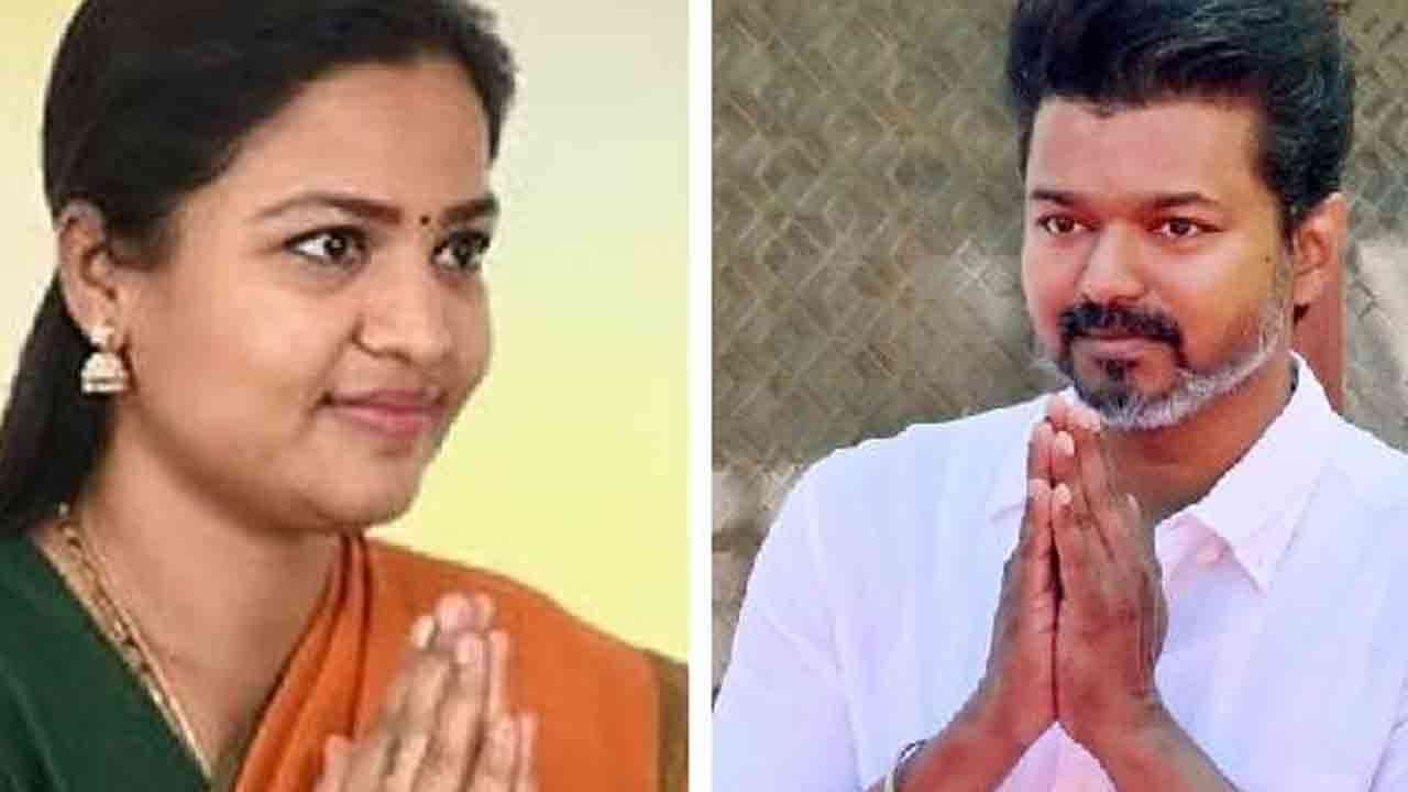 த.வெ.க.வில் இணையும் பிரபல நடிகை