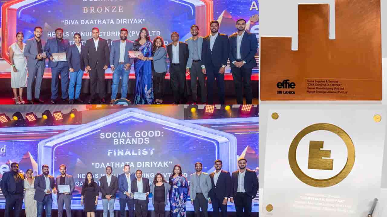 இரண்டு மதிப்புமிக்க விருதுகளுடன் Effie விருதுகளில் பிரகாசித்த தீவா