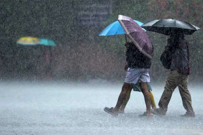 பல பகுதிகளுக்கு பலத்த மழை