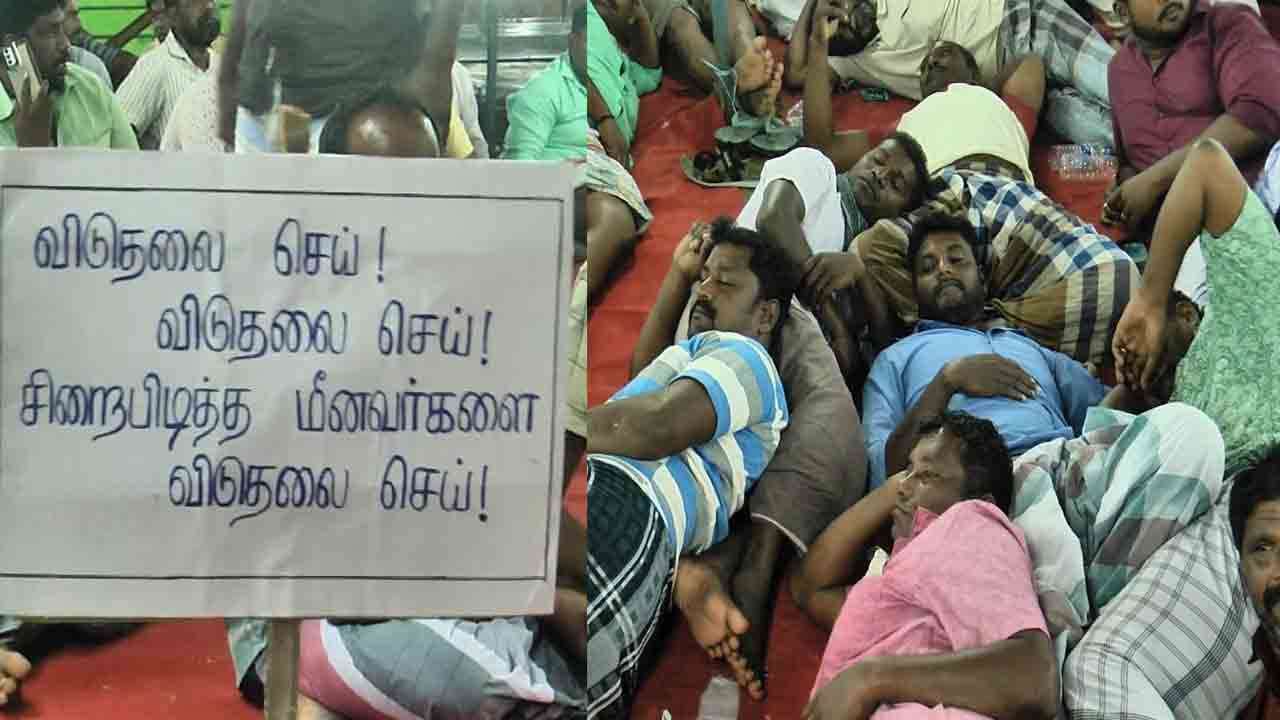 அரசு அதிகாரிகள் பேச்சுவார்த்தை நடத்தியும் போராட்டத்தை கைவிட மறுத்த மீனவர்கள்!