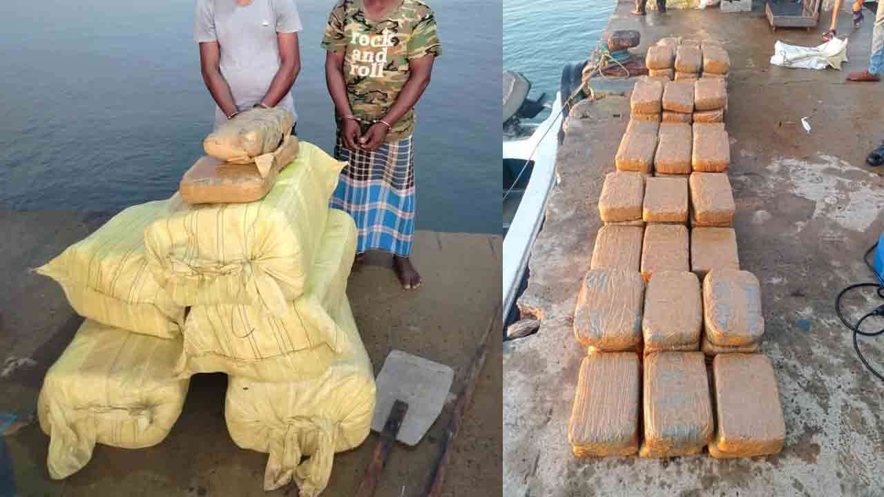 எழுவை மற்றும் அனலைதீவு இடையே 197 கிலோ கஞ்சா மீட்பு!