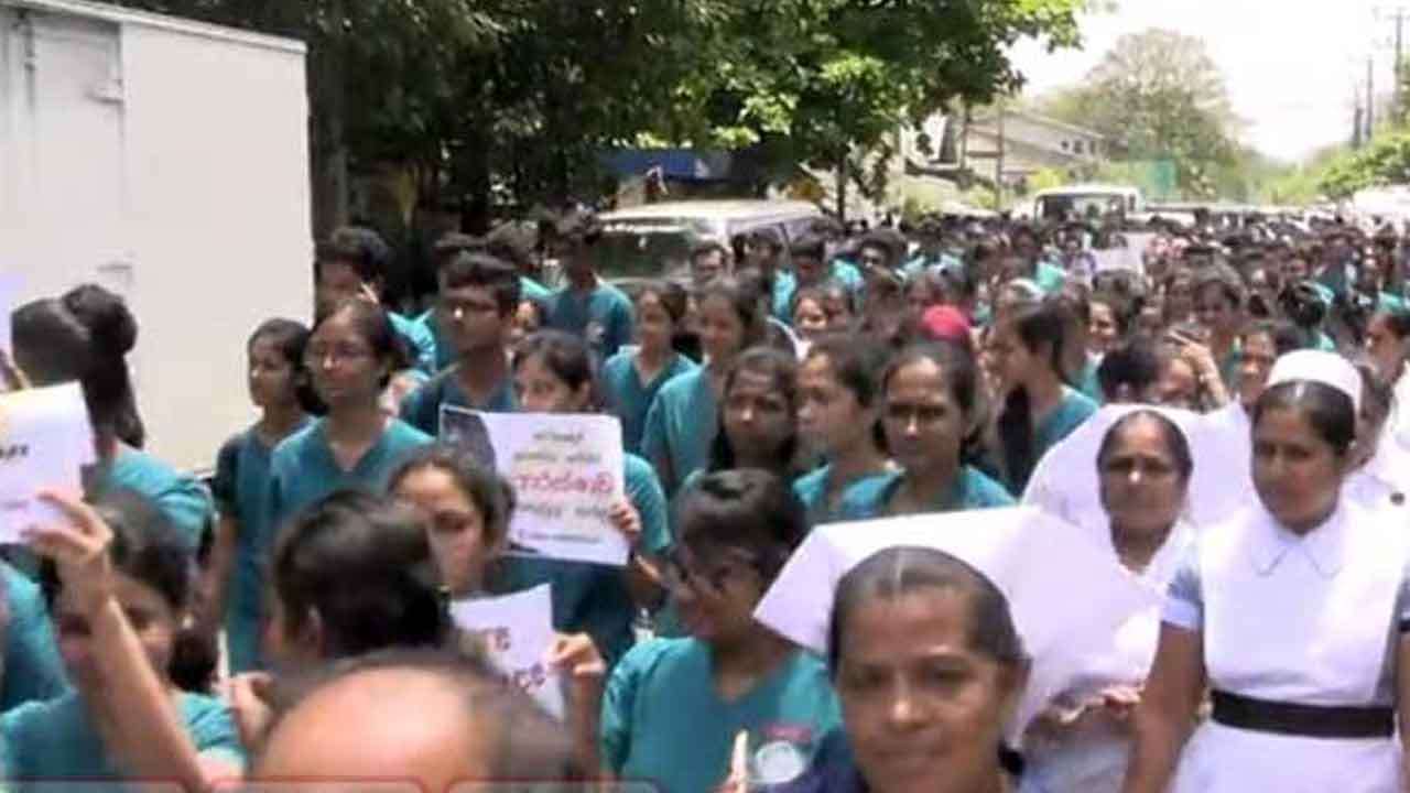 அனுராதபுரம் வைத்தியசாலையில் போராட்டம் தொடர்கிறது