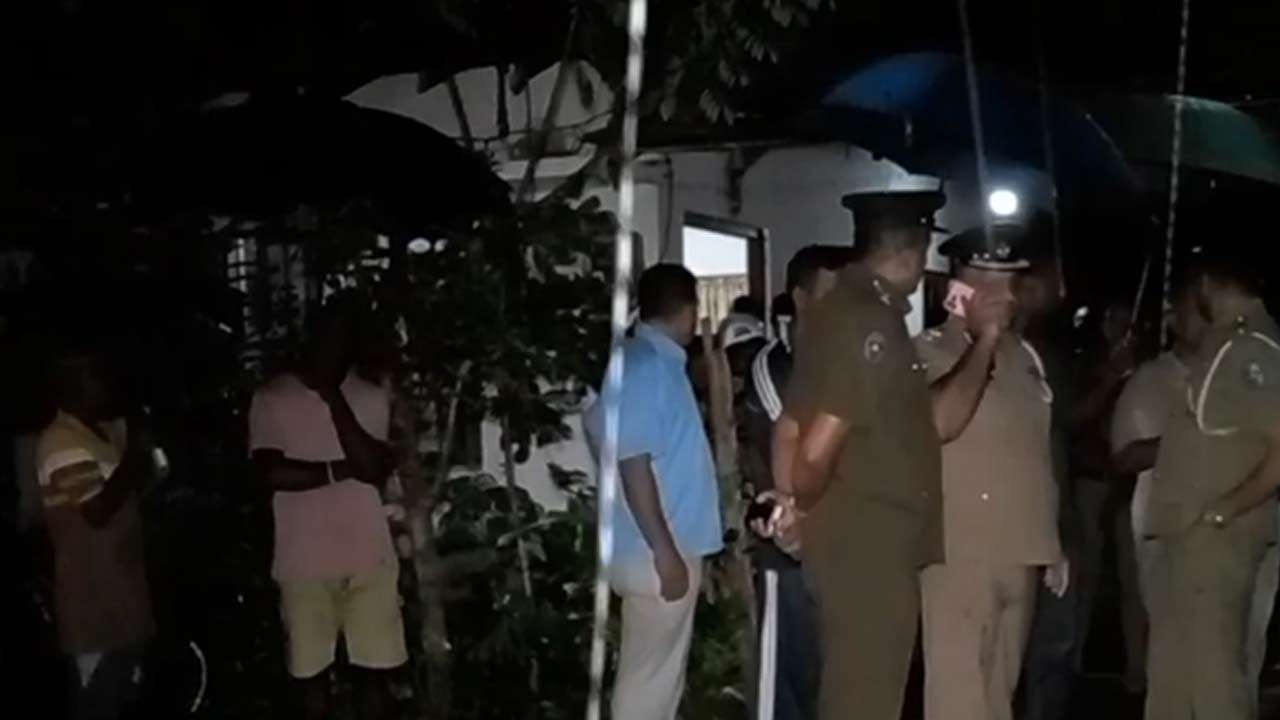 அம்பலாங்கொடை துப்பாக்கிச் சூடு - சம்பவ இடத்தின் வீடியோ காட்சி