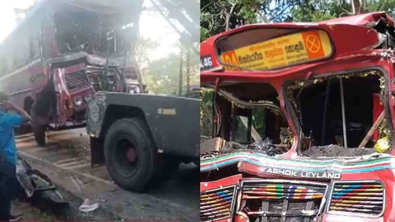 கொழும்பு பயணித்த பேருந்து விபத்து - 21 பேர் காயம்