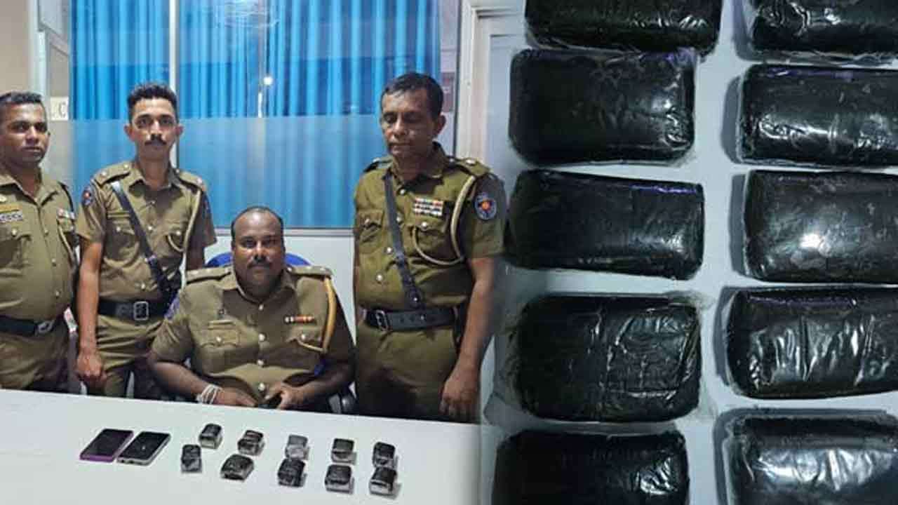 பாணந்துறையில் சிக்கிய ஹஷீஷ் போதைப்பொருள்