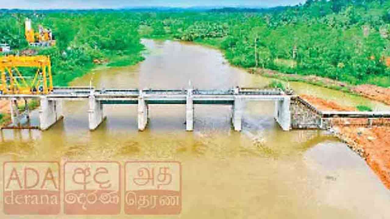 நில்வலா உப்பு நீர் தடுப்பினால் ஏற்படும் பிரச்சினைகளைத் தீர்க்க நடவடிக்கை 