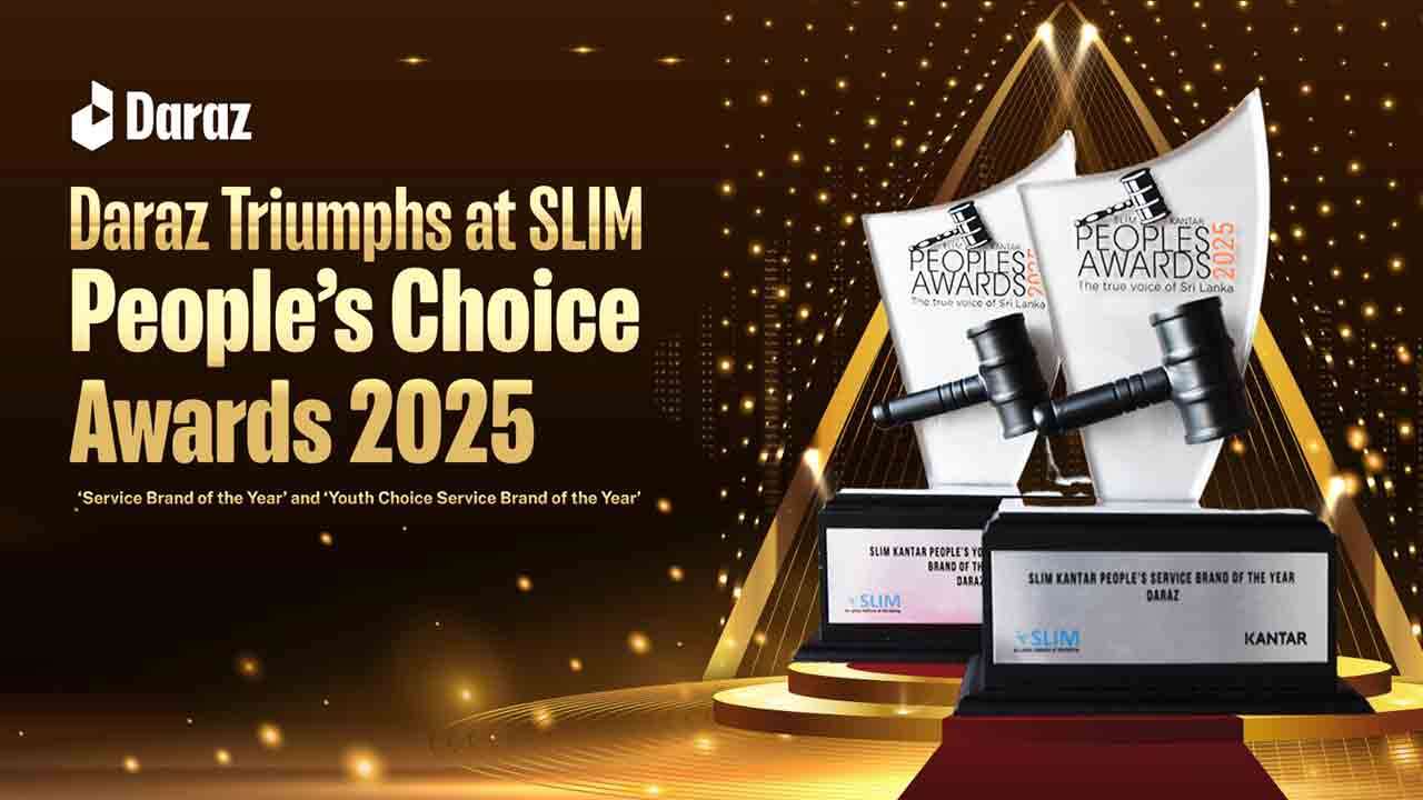 வருடத்தின் சிறந்த சேவை வர்த்தக நாமம் மற்றும் இளையோர்களின் தெரிவான சேவை வர்த்தக நாமம் விருதுகளை Daraz Sri Lanka வென்றுள்ளது