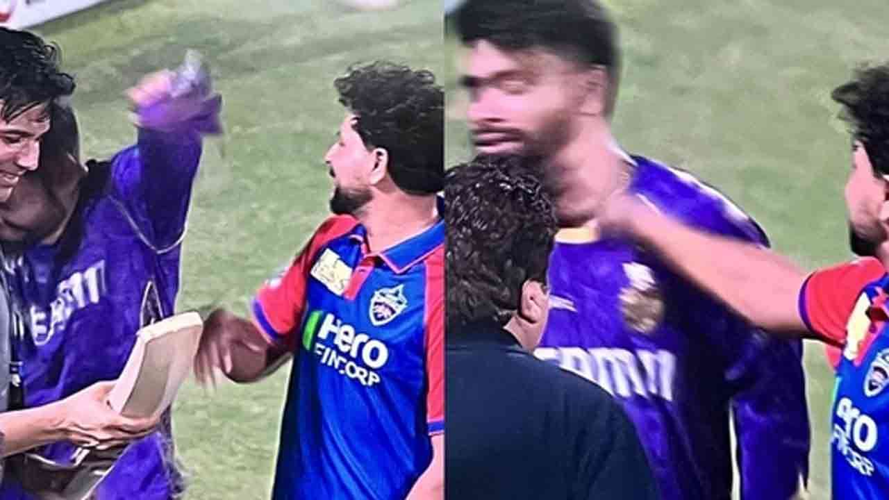 ரிங்கு சிங் கன்னத்தில் அறை விட்ட குல்தீப்