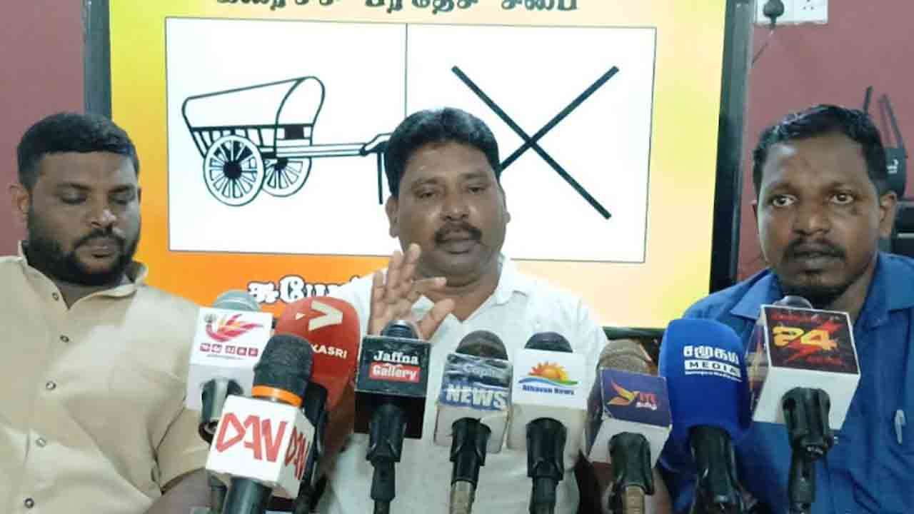 சுமந்திரன், சிறிதரன் தரப்புக்கும் எமக்கும் தொடர்பில்லை