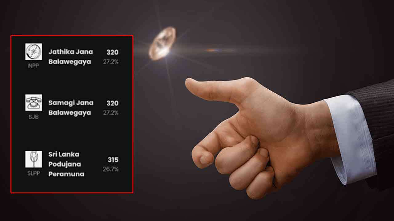 நாணய சுழற்சியில் தெரிவான உள்ளூராட்சி மன்ற உறுப்பினர்!