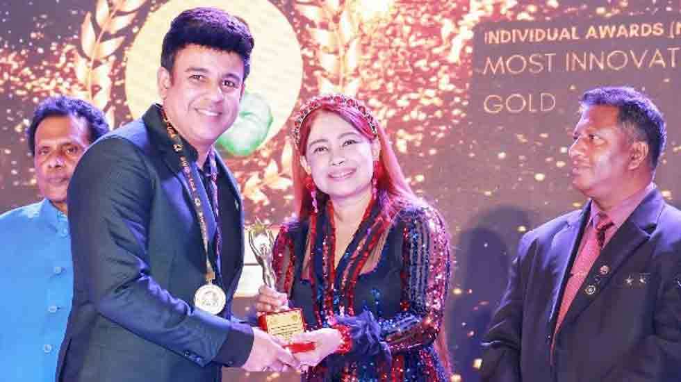 Doctor J Premium Dental Care ஸ்தாபகர் டாக்டர் தனுஷ்க ஜீவந்தவுக்கு BWIO விருது