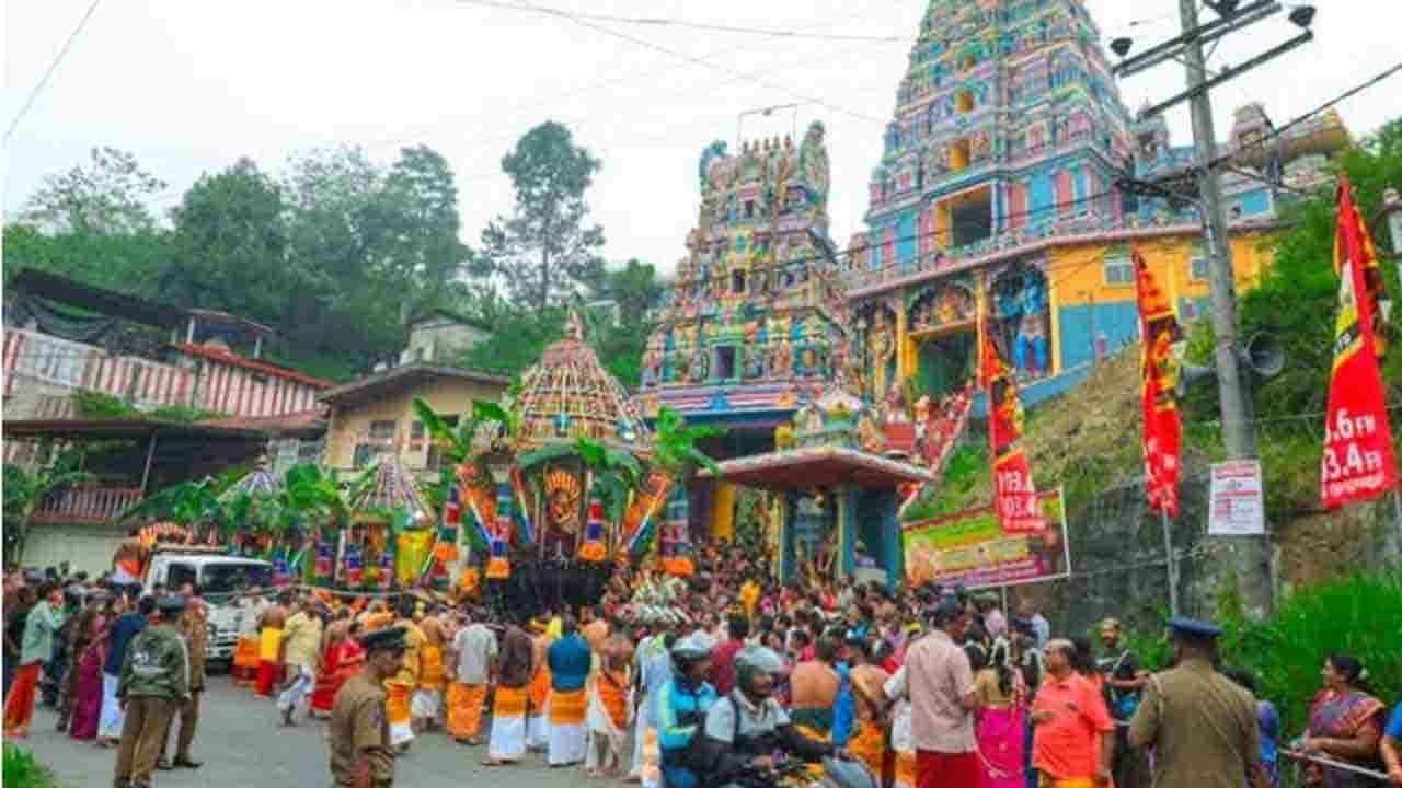 ஹட்டன் ஸ்ரீ மாணிக்கப்பிள்ளையார் ஆலயத்தின் முத்தேர் பவனி