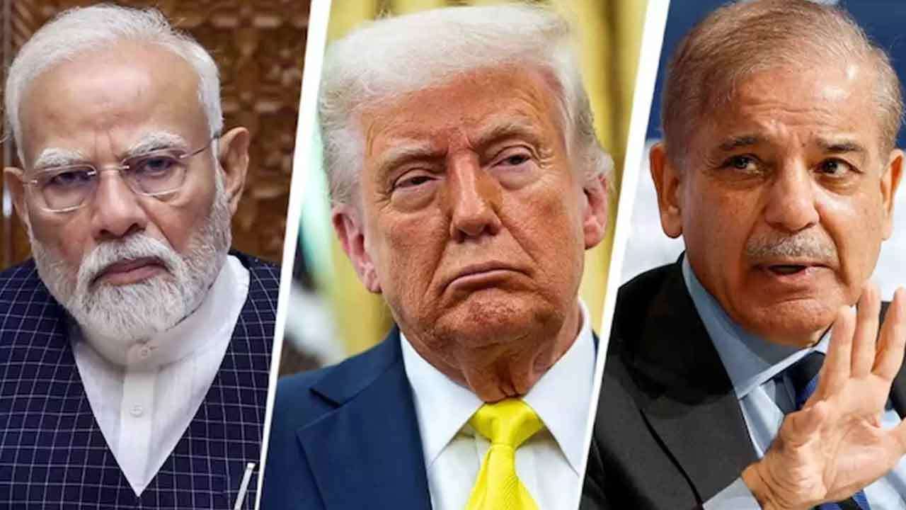 இந்திய பிரதமர் மற்றும் பாகிஸ்தான் பிரதமரை ஒரே நேர்கோட்டில் நிறுத்தி ட்ரம்ப் புகழாரம்