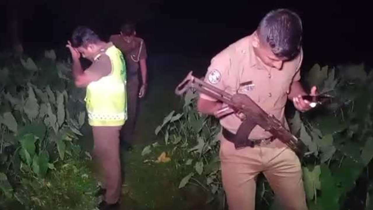 பொலிஸாரை தாக்க முயன்ற நபர் மீது துப்பாக்கிச் சூடு