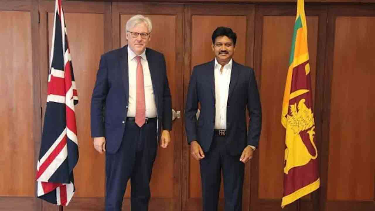 பிரித்தானிய உயர்ஸ்தானிகருடன் செந்தில் தொண்டமான் சந்திப்பு!