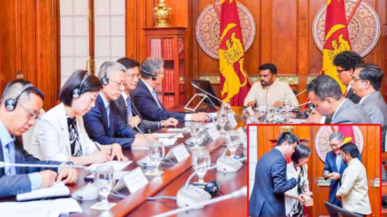 ஜனாதிபதியை சந்தித்த சீன அமைச்சர்