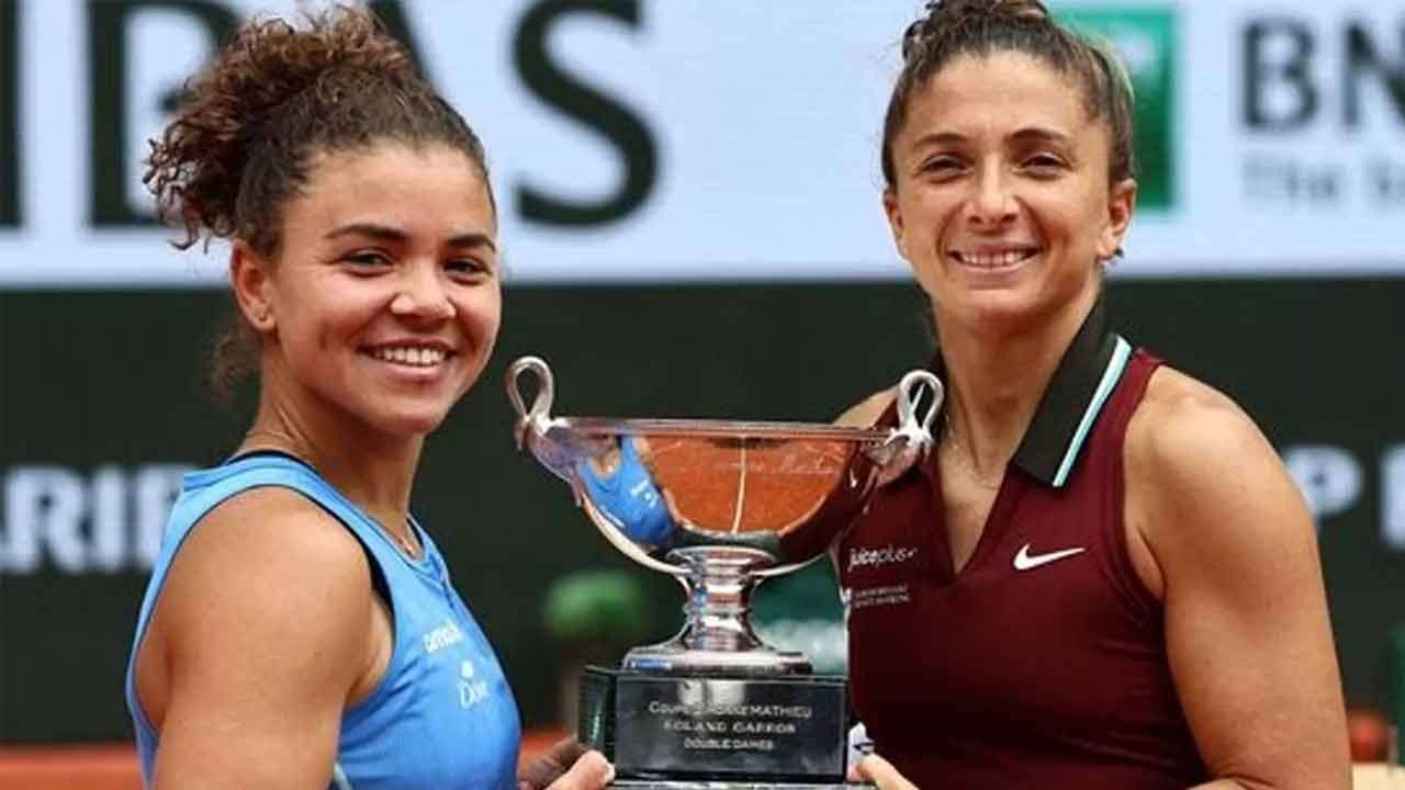 பிரெஞ்சு ஓபன்: பெண்கள் இரட்டையரில் சம்பியன் பட்டம் வென்ற இத்தாலி ஜோடி