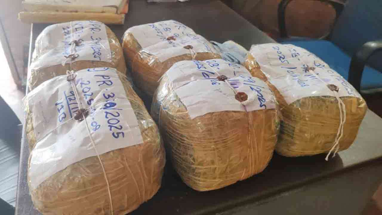 வவுனியாவில் வீட்டில் இருந்து 10 கிலோ கஞ்சா மீட்பு