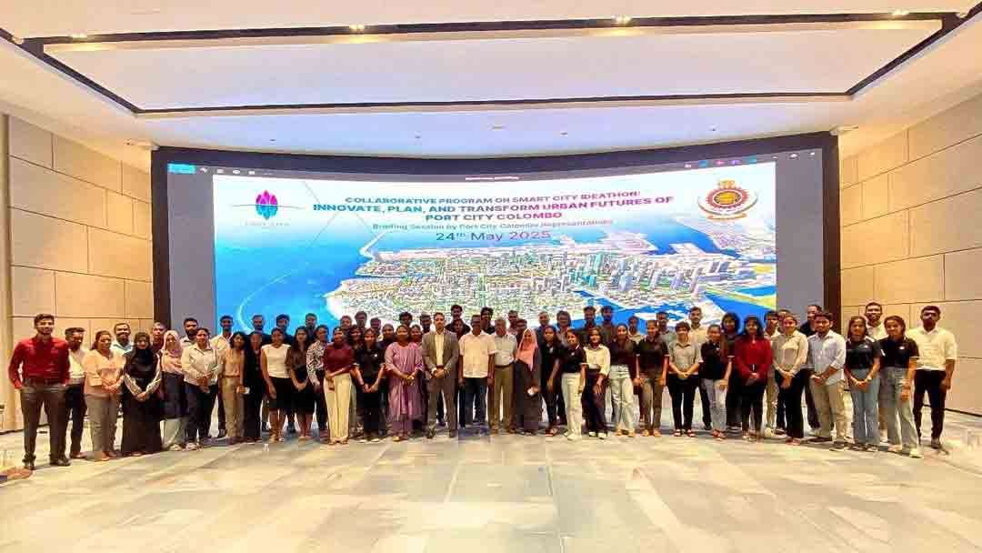 கொழும்பு துறைமுக நகரம் மற்றும் மொரட்டுவை பல்கலைக்கழகம் ஆகியன நகர புத்தாக்கத்தை மேம்படுத்துவதற்காக முதல்முறையாக ‘SMART CITY IDEATHON’ செயலமர்வை நடாத்தியுள்ளன