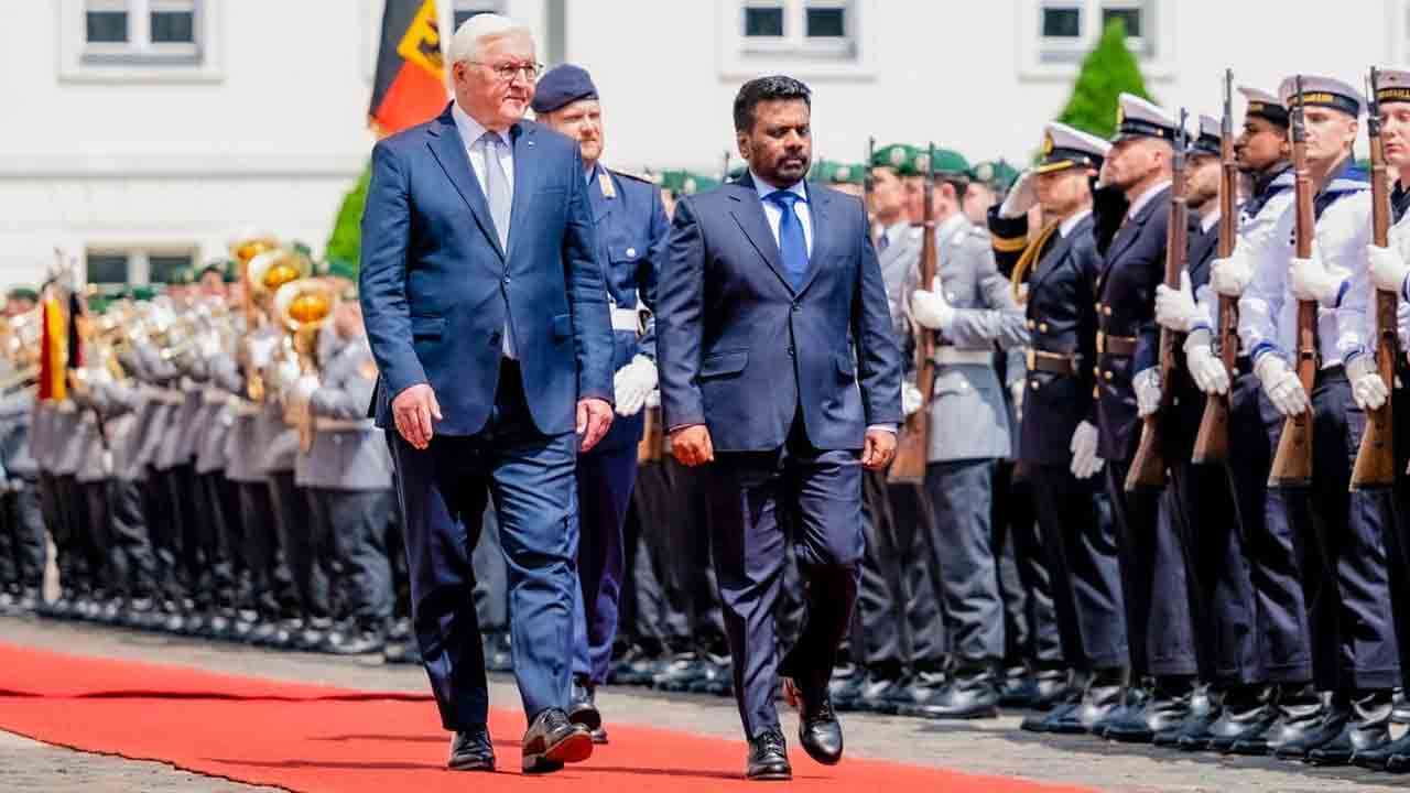 ஜெர்மனியில் ஜனாதிபதி அநுரவுக்கு அமோக வரவேற்பு